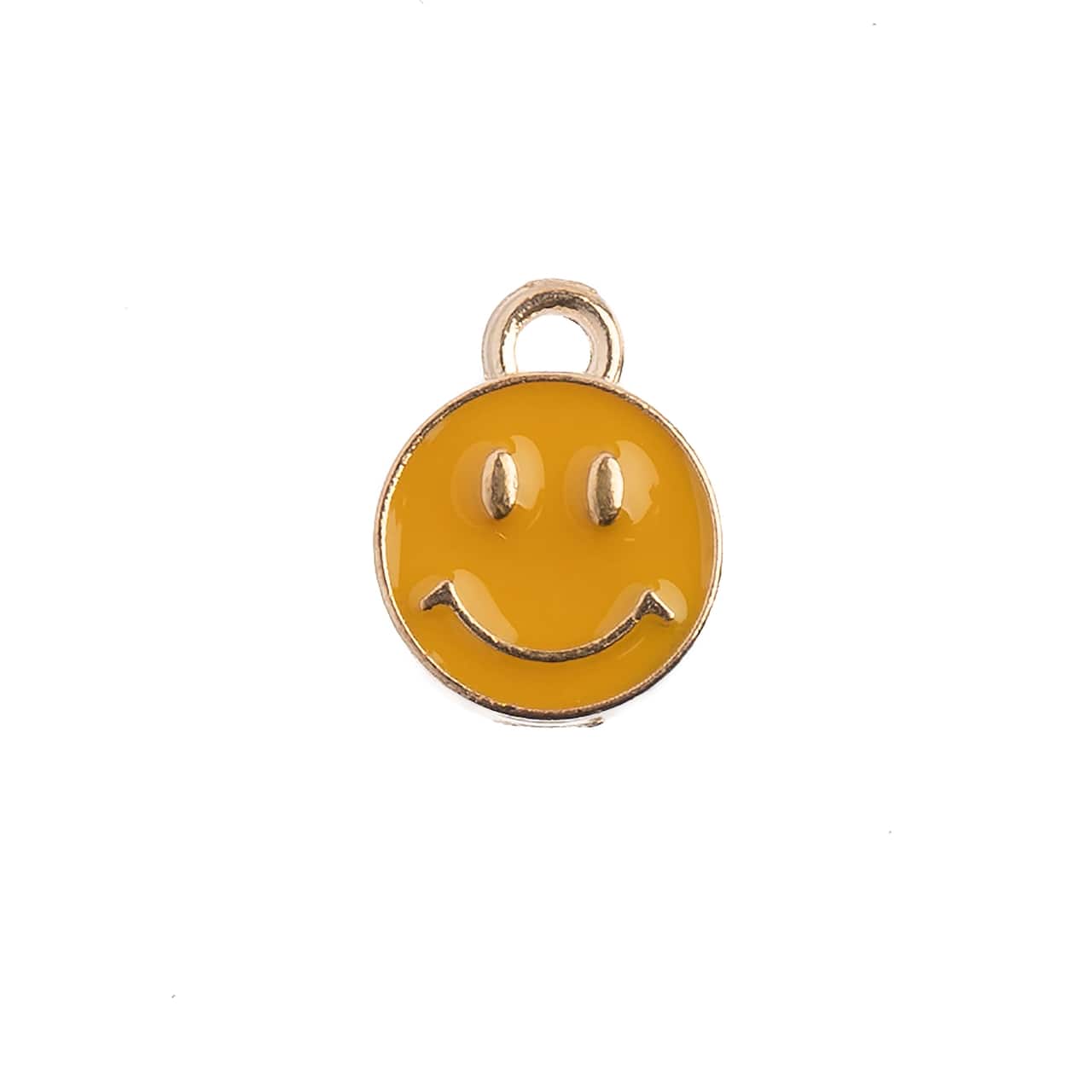 John Bead Sweet & Petite Happy Face Charms, 10ct.